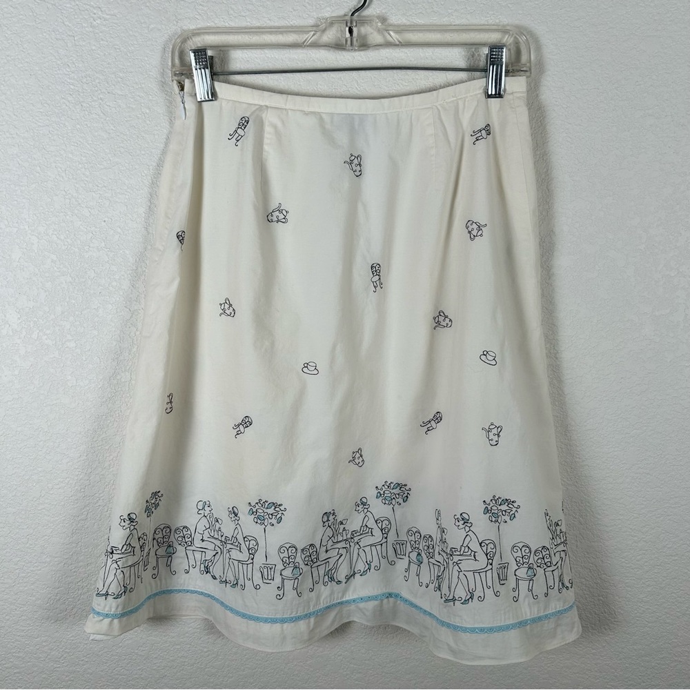 Ann Taylor Women’s Sz 4 statement A-line skirt Preppy career